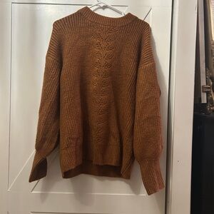 Ava & Viv Rust Knit Sweater
